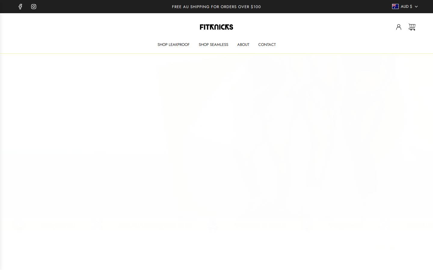 fitknicks.com homepage screenshot