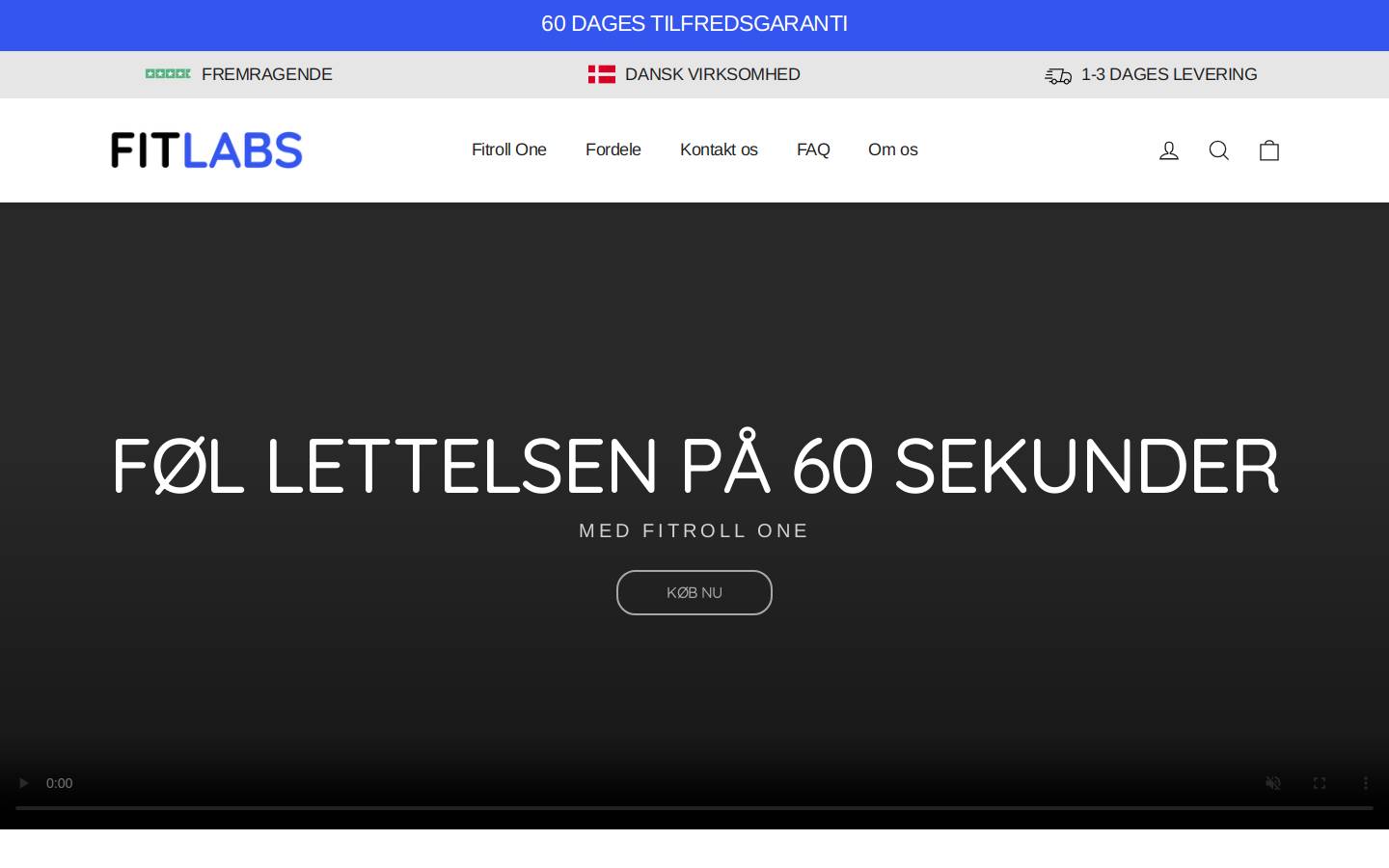 Fitlabs homepage screenshot
