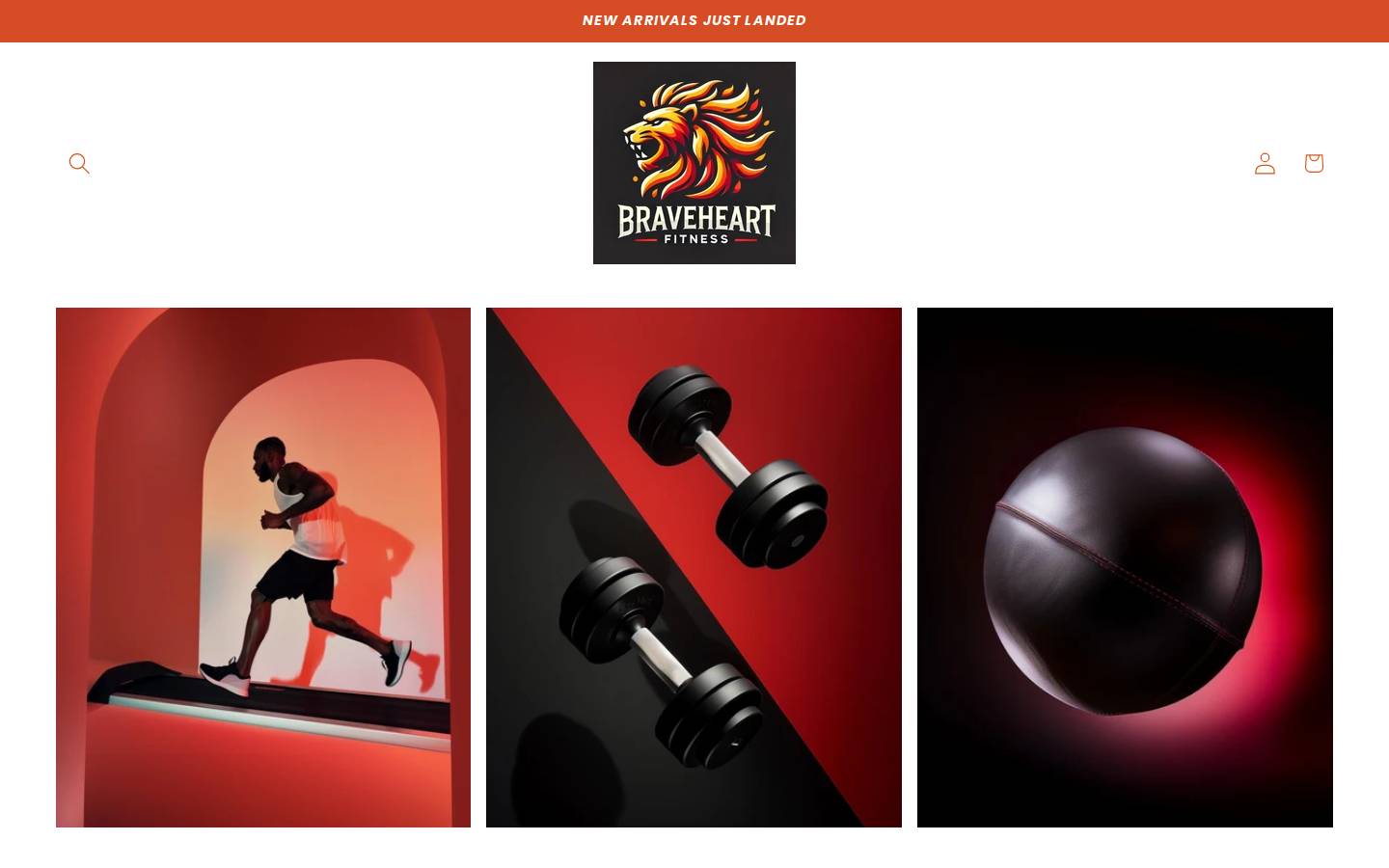 fitnessbraveheart.com homepage screenshot