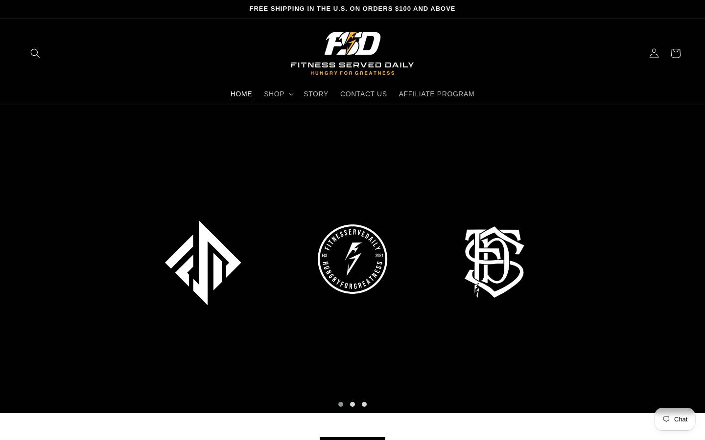 fitnesservedaily.com homepage screenshot