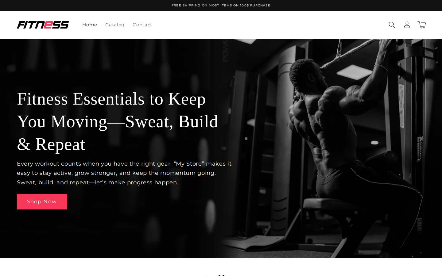 fitnesssuppliespro.com homepage screenshot