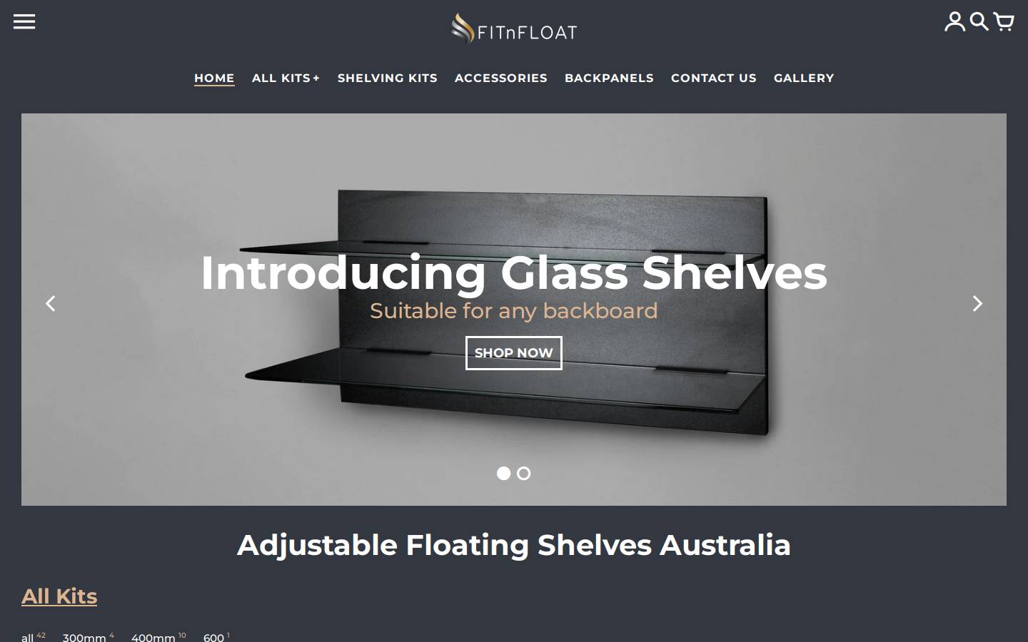 fitnfloat.com.au homepage screenshot