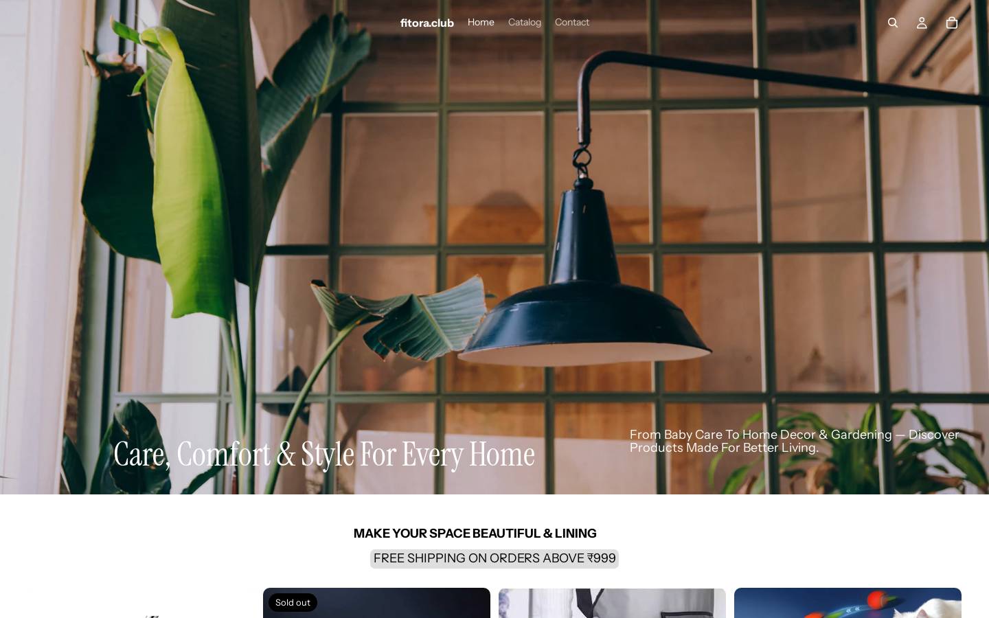 fitora.club homepage screenshot