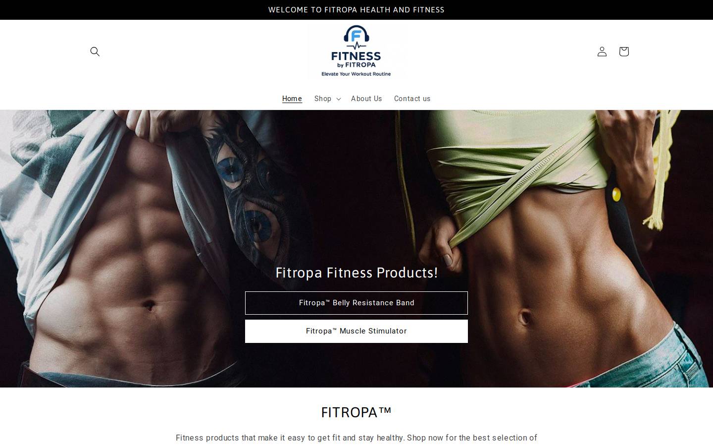 fitropa.com homepage screenshot