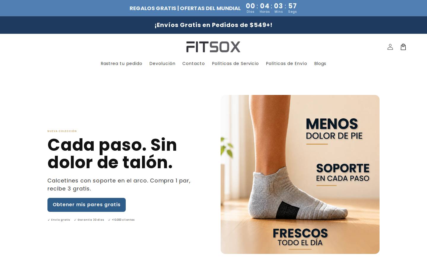 fitsox.shop homepage screenshot