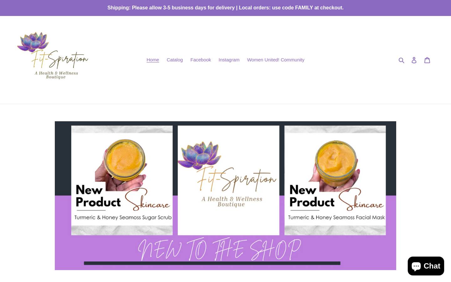 fitspirationwellness.com homepage screenshot
