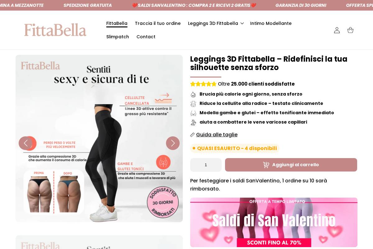 Fittabella homepage screenshot
