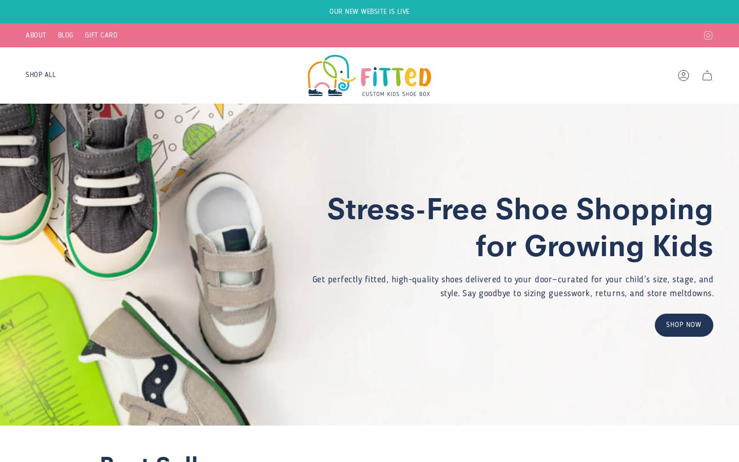 fittedfamily.com homepage screenshot