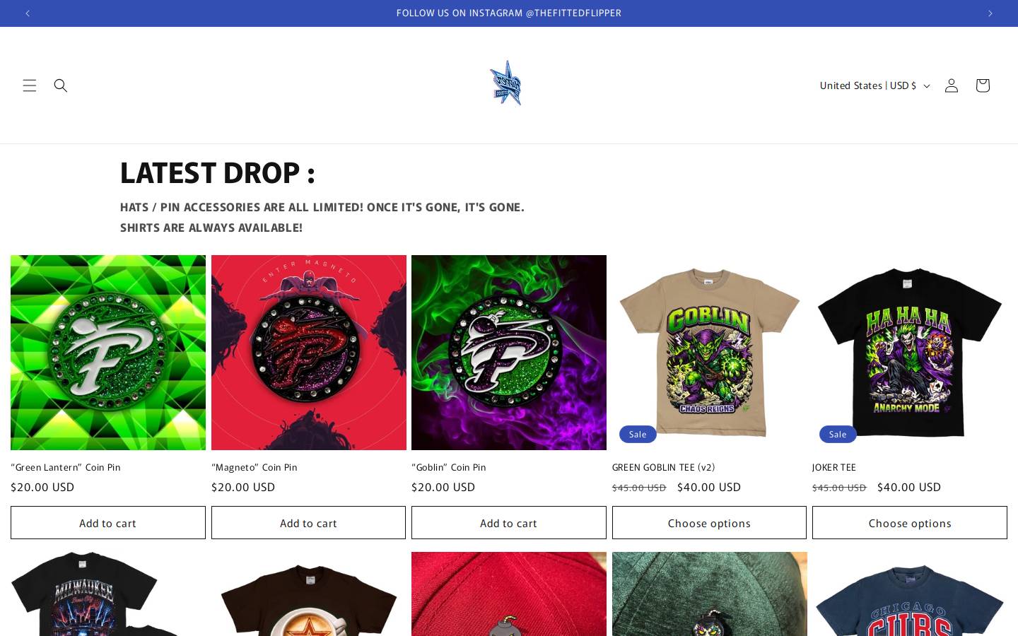 fittedflipper.com homepage screenshot