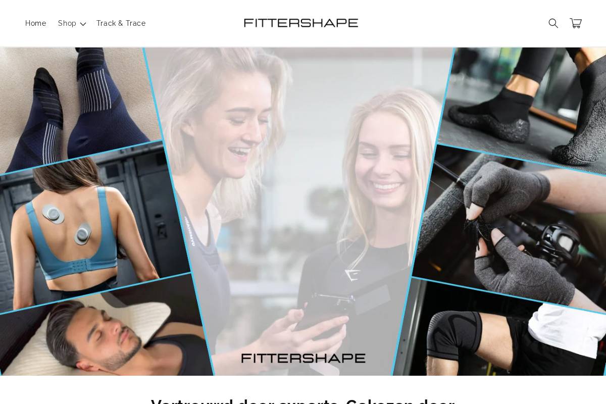fittershape.nl homepage screenshot