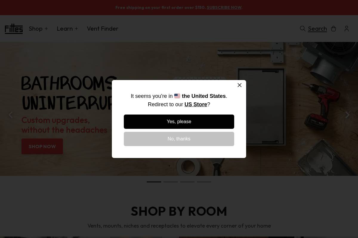 Fittes homepage screenshot