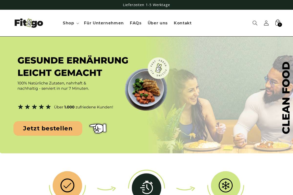 Fittogo homepage screenshot