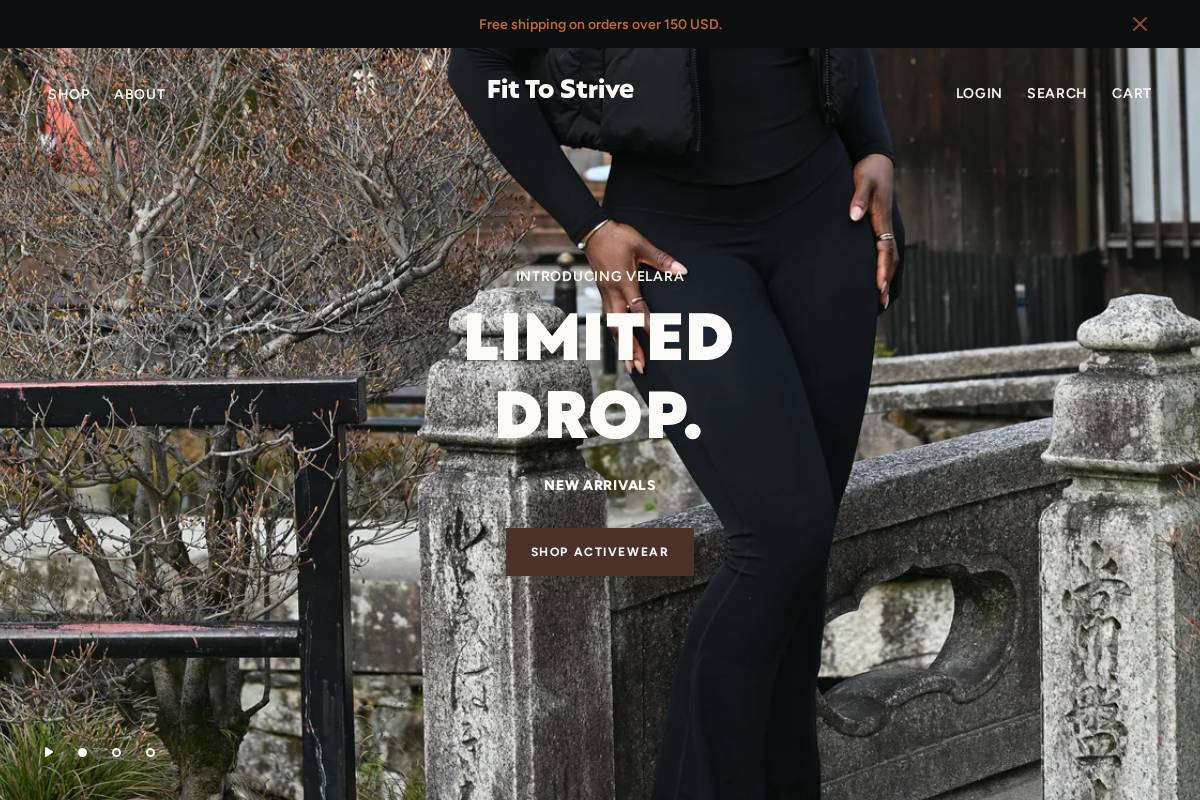 fittostrive.com homepage screenshot