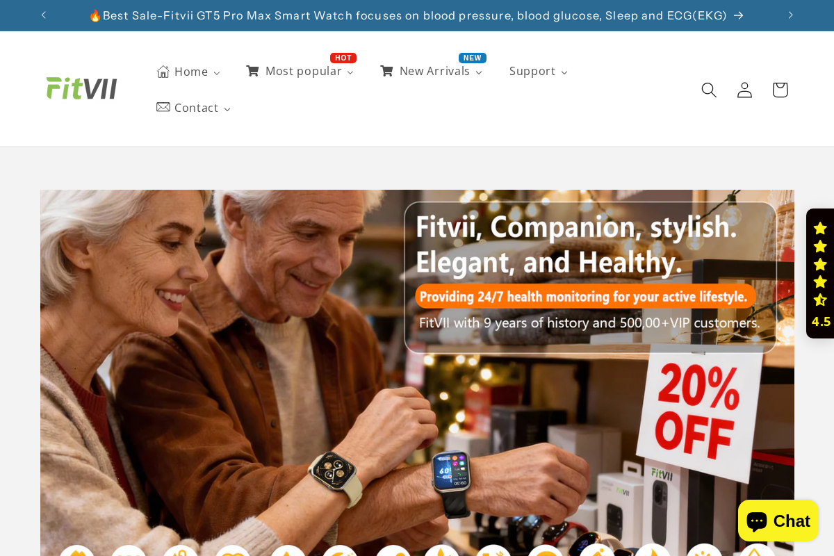 fitvii.com homepage screenshot