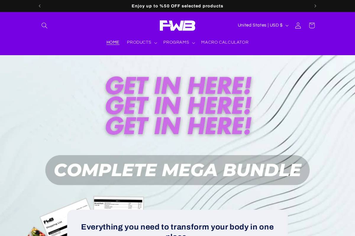 fitwithbeba.net homepage screenshot