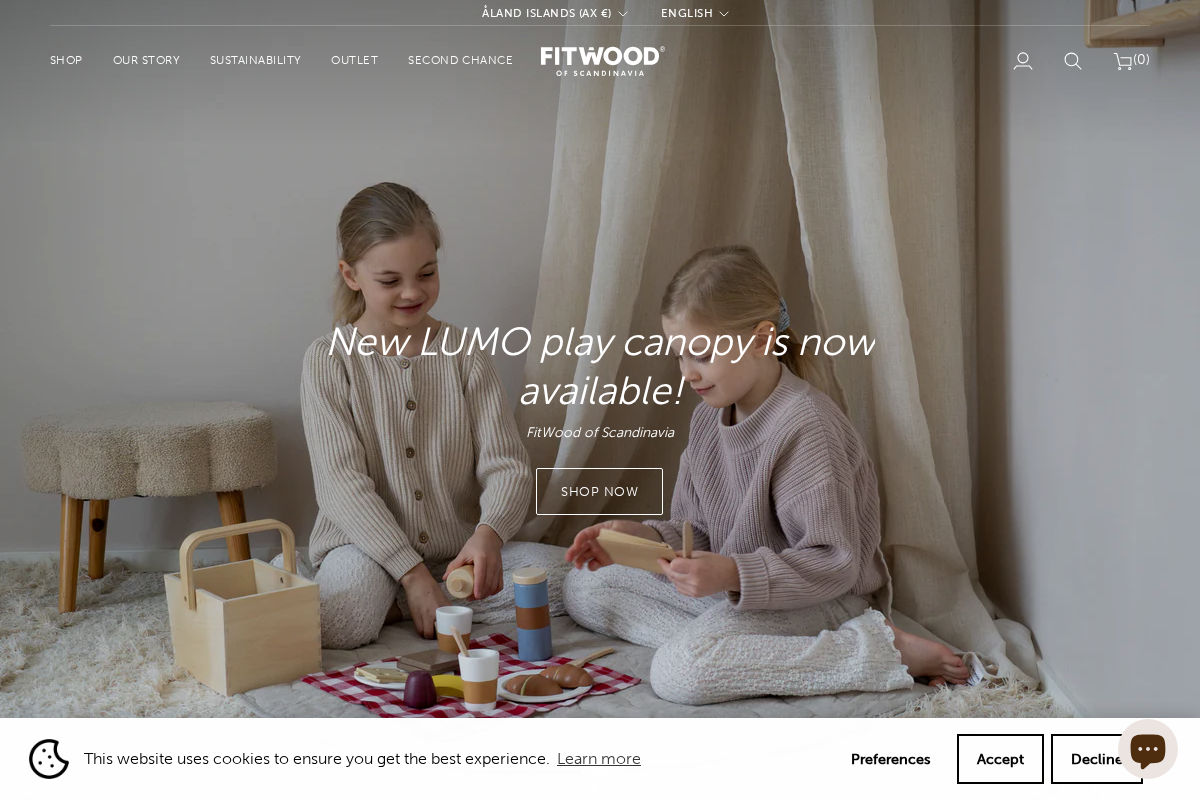 fitwood.com homepage screenshot