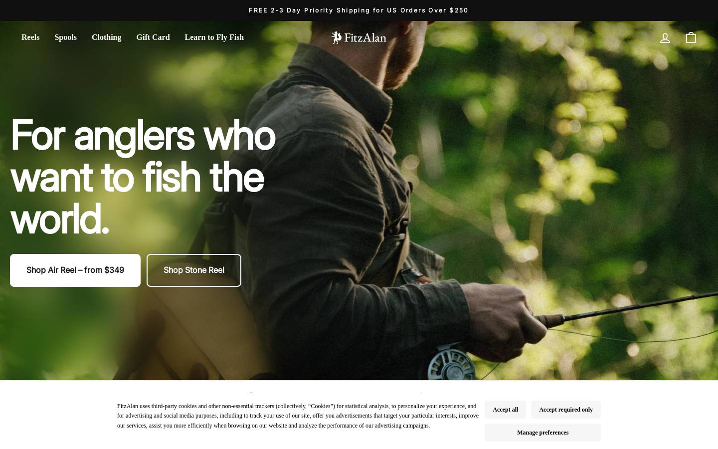 fitzalan.com homepage screenshot