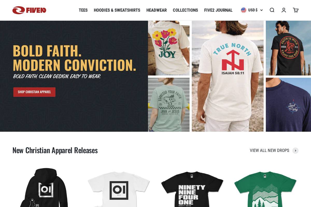 five2.co homepage screenshot