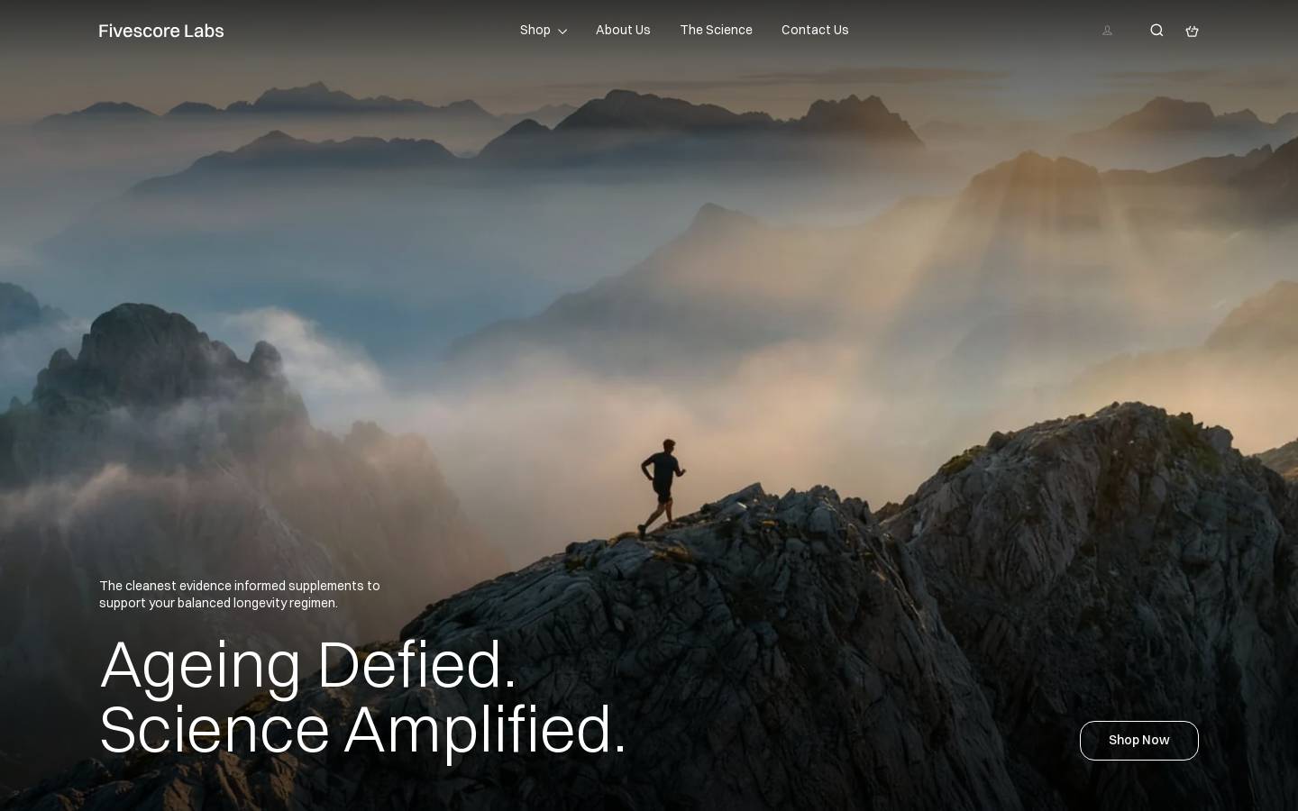 fivescore.com homepage screenshot