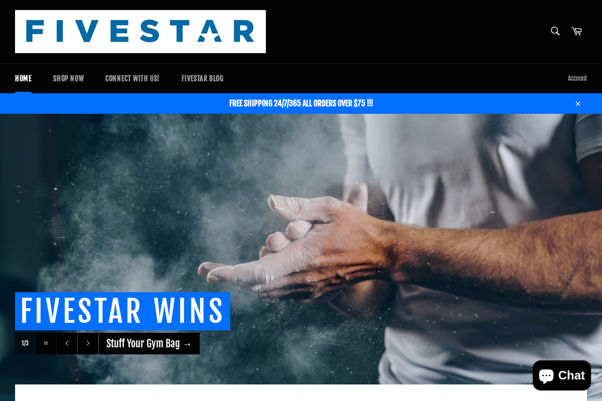 fivestarwins.com homepage screenshot