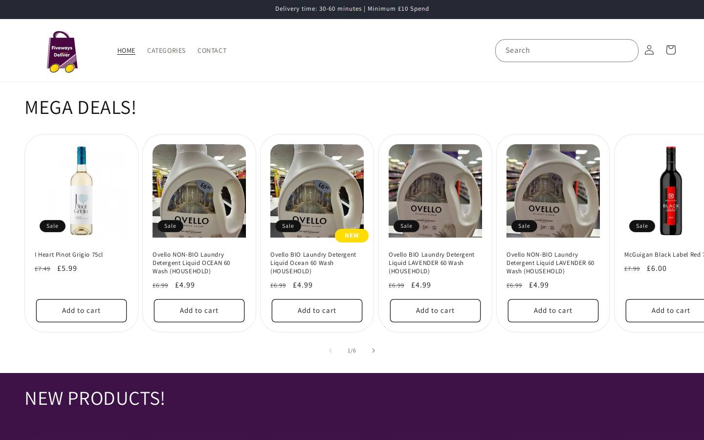 fivewaysinkersall.com homepage screenshot