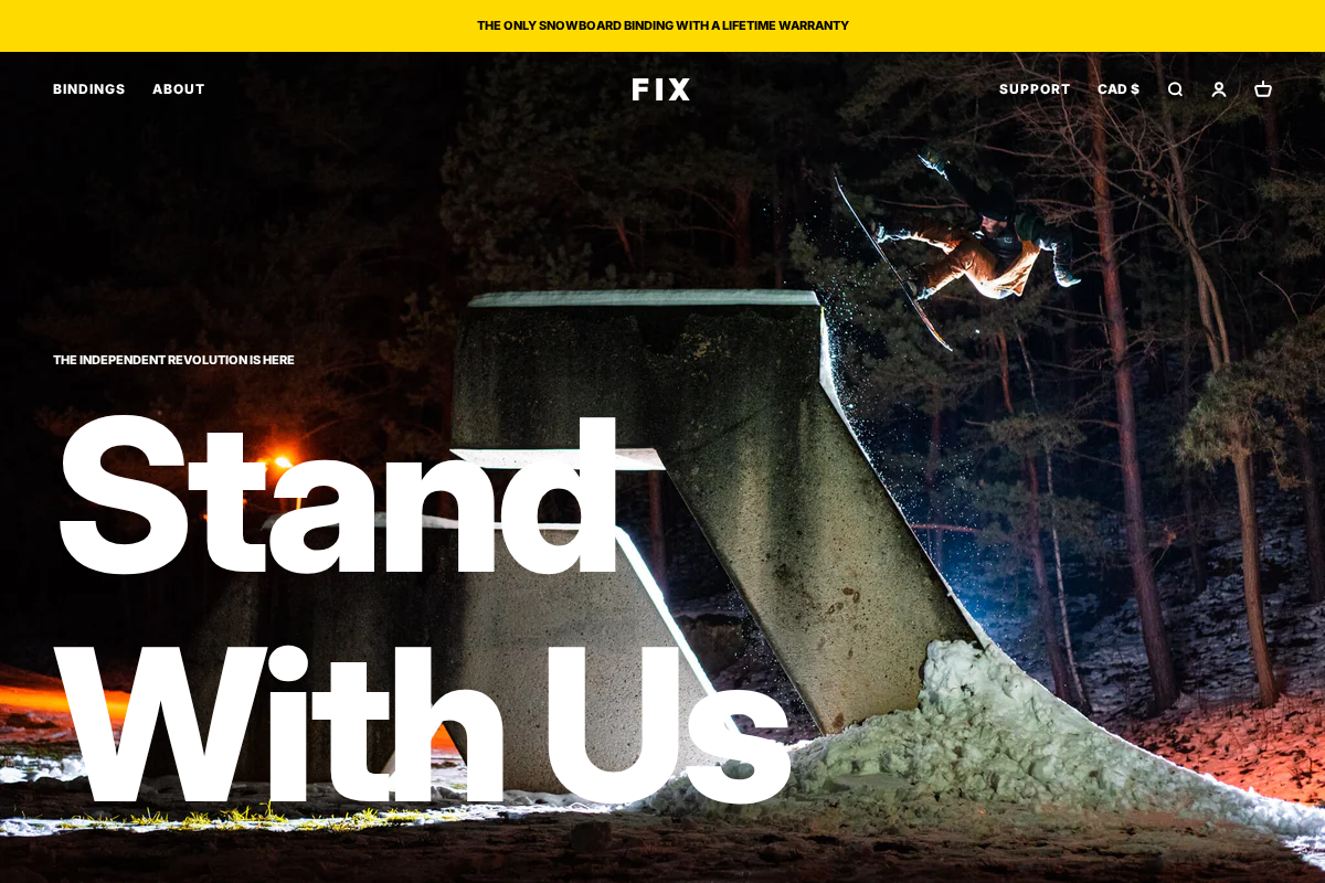 fixbindingco.com homepage screenshot