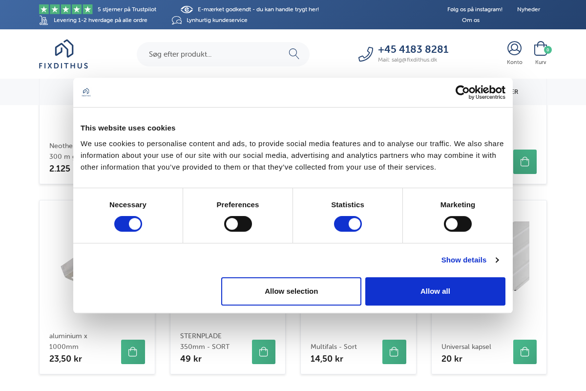 FIXDITHUS homepage screenshot