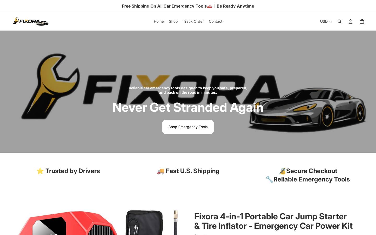 fixoratools.com homepage screenshot