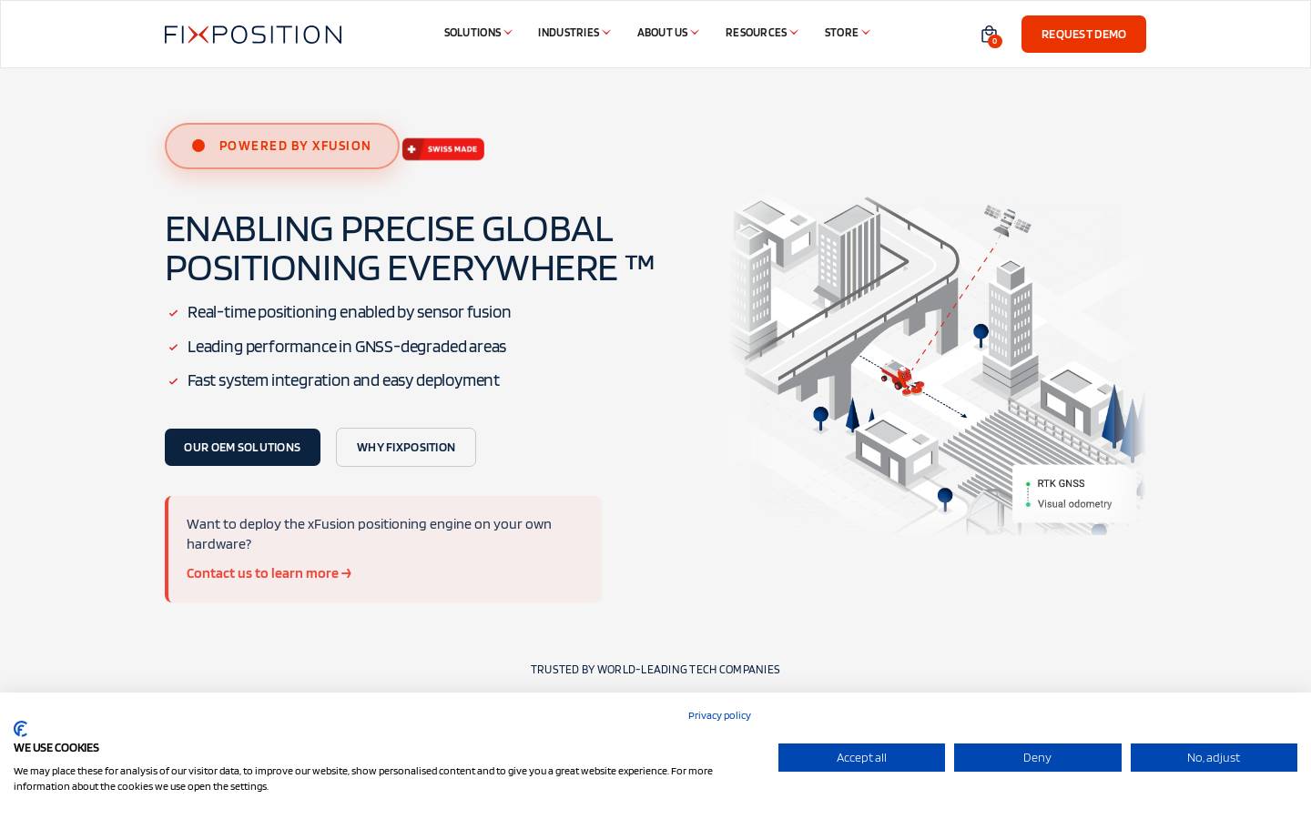 fixposition.cn homepage screenshot