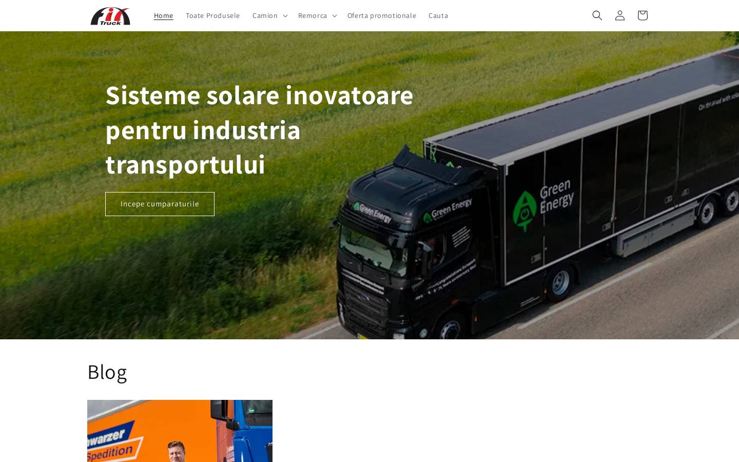 fixtruck.ro homepage screenshot