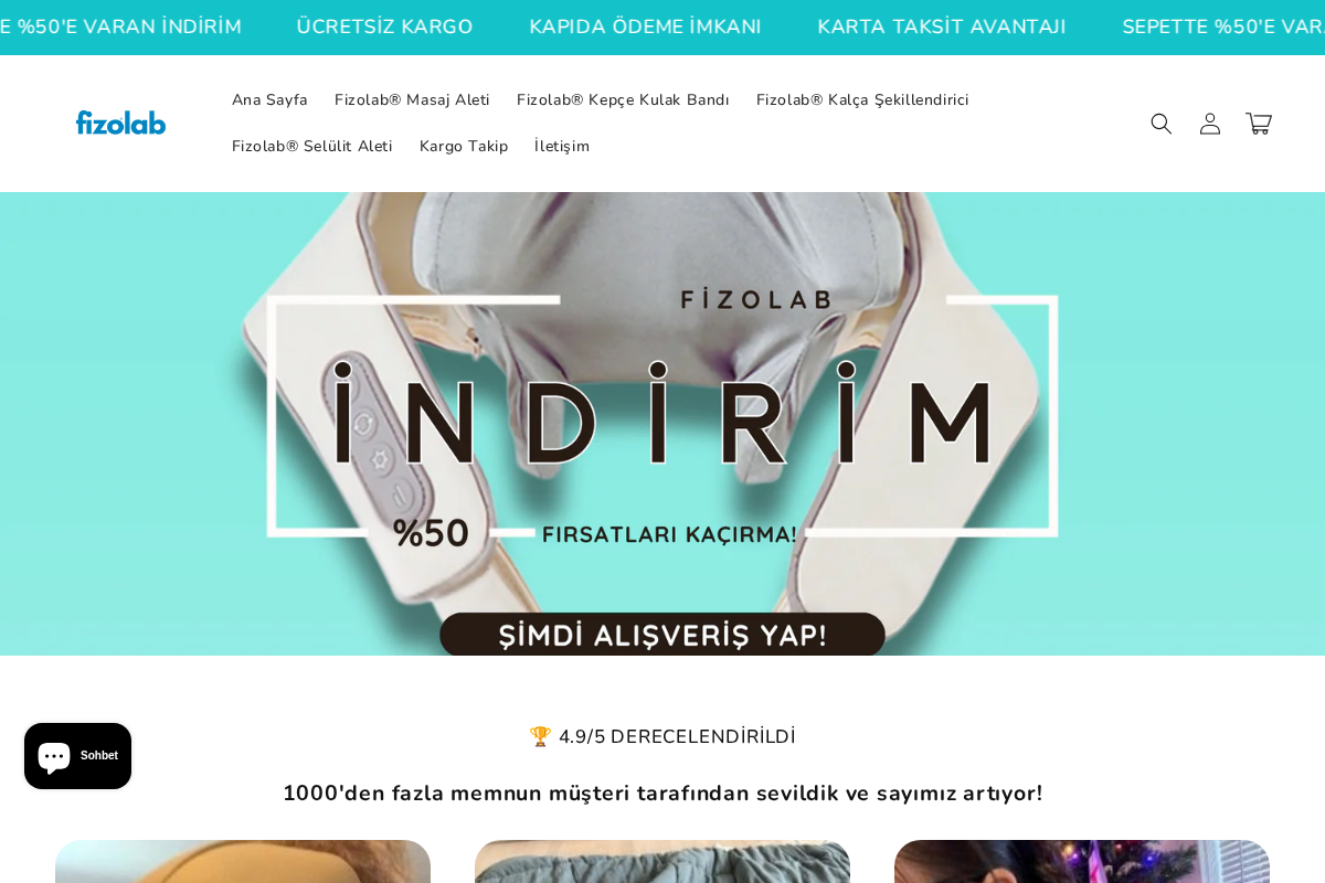 fizolab homepage screenshot