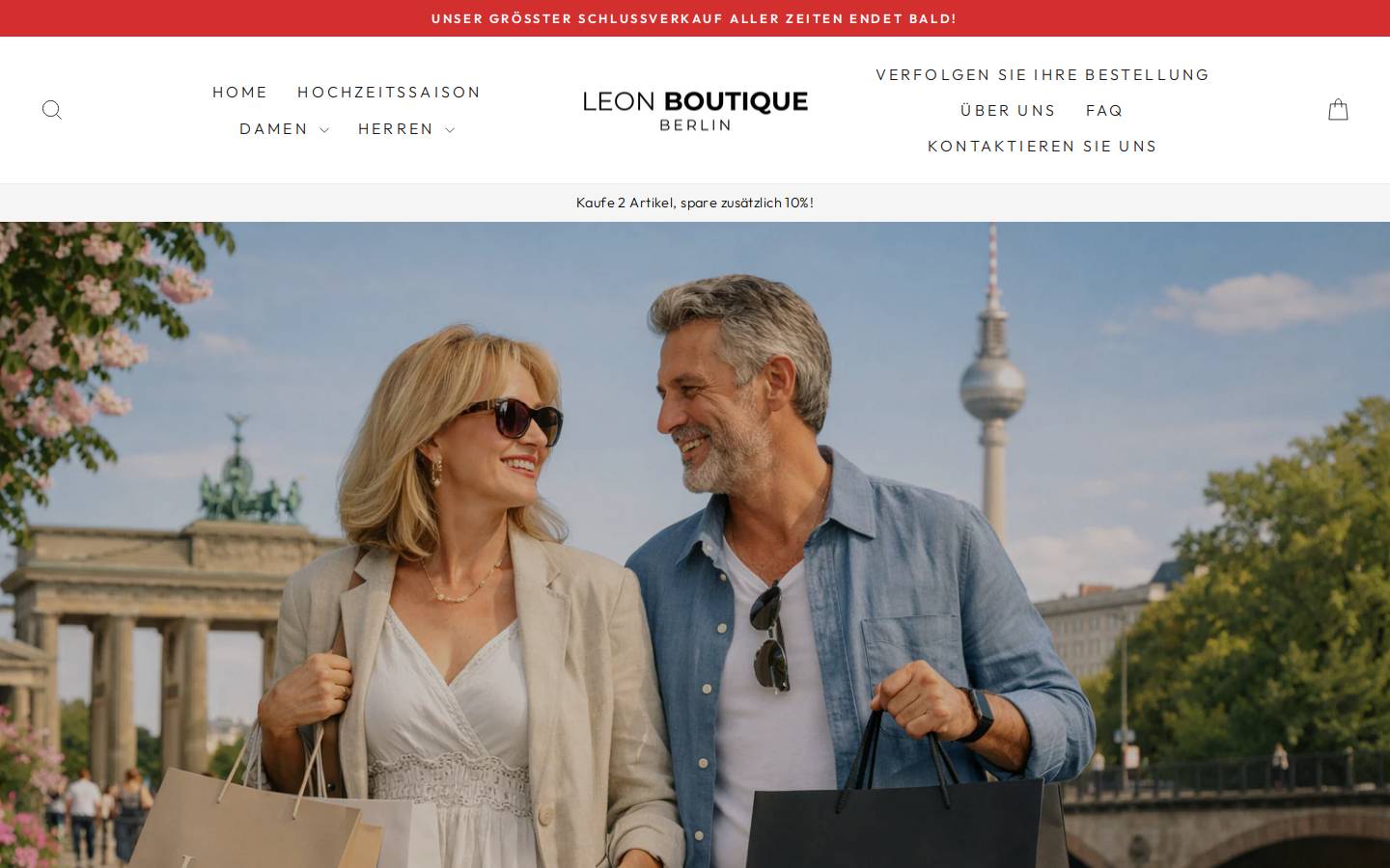 Fjordenmode homepage screenshot