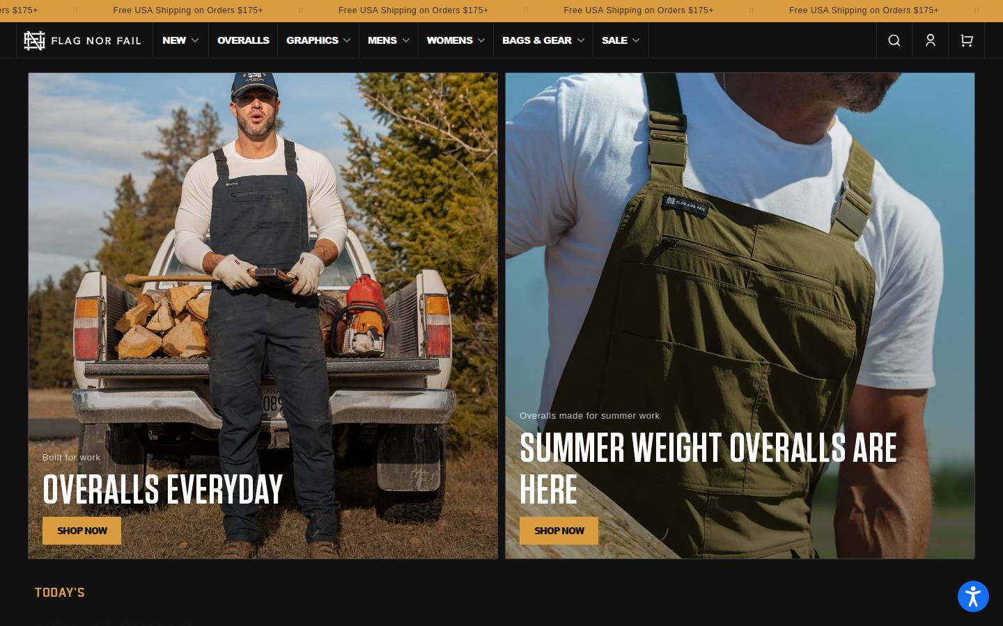 FLAG NOR FAIL homepage screenshot