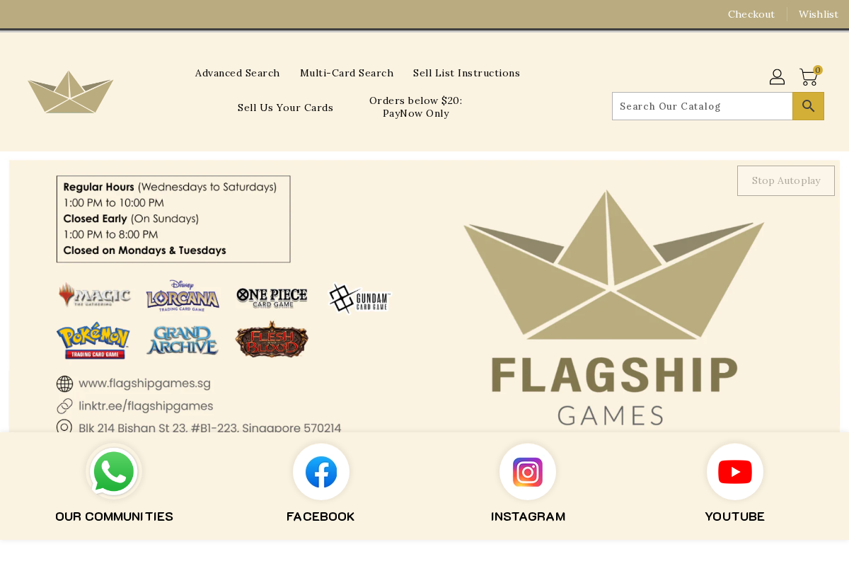 Flagship Games homepage screenshot