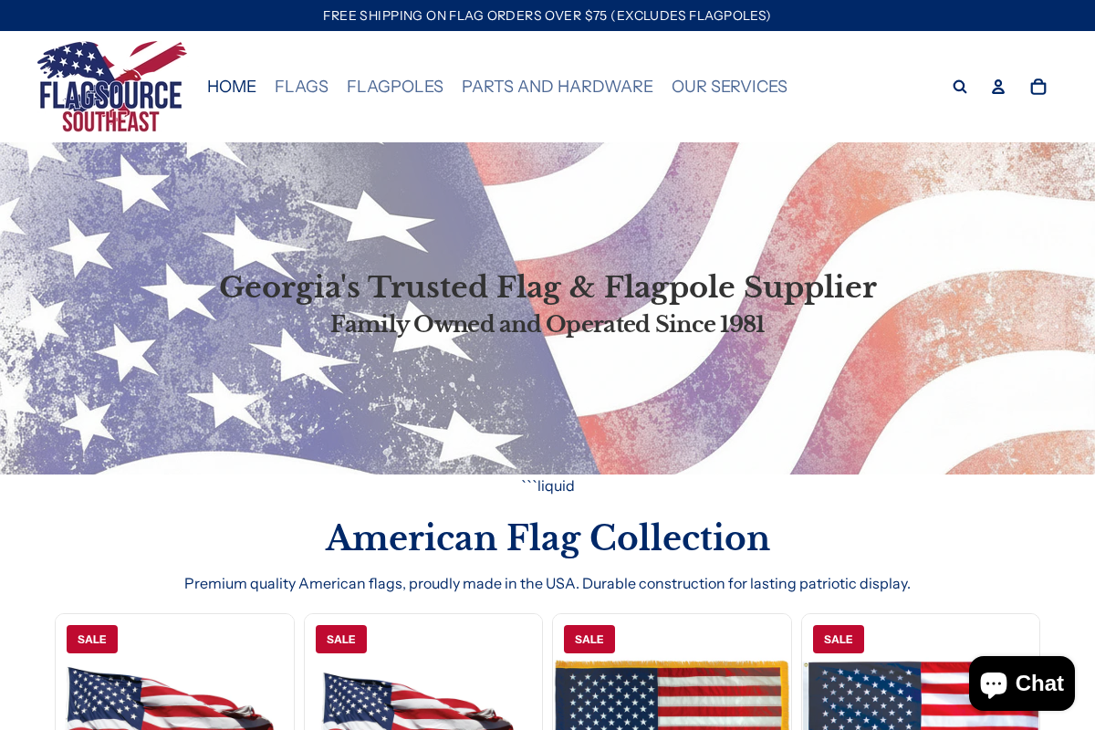Flagsource Southeast homepage screenshot