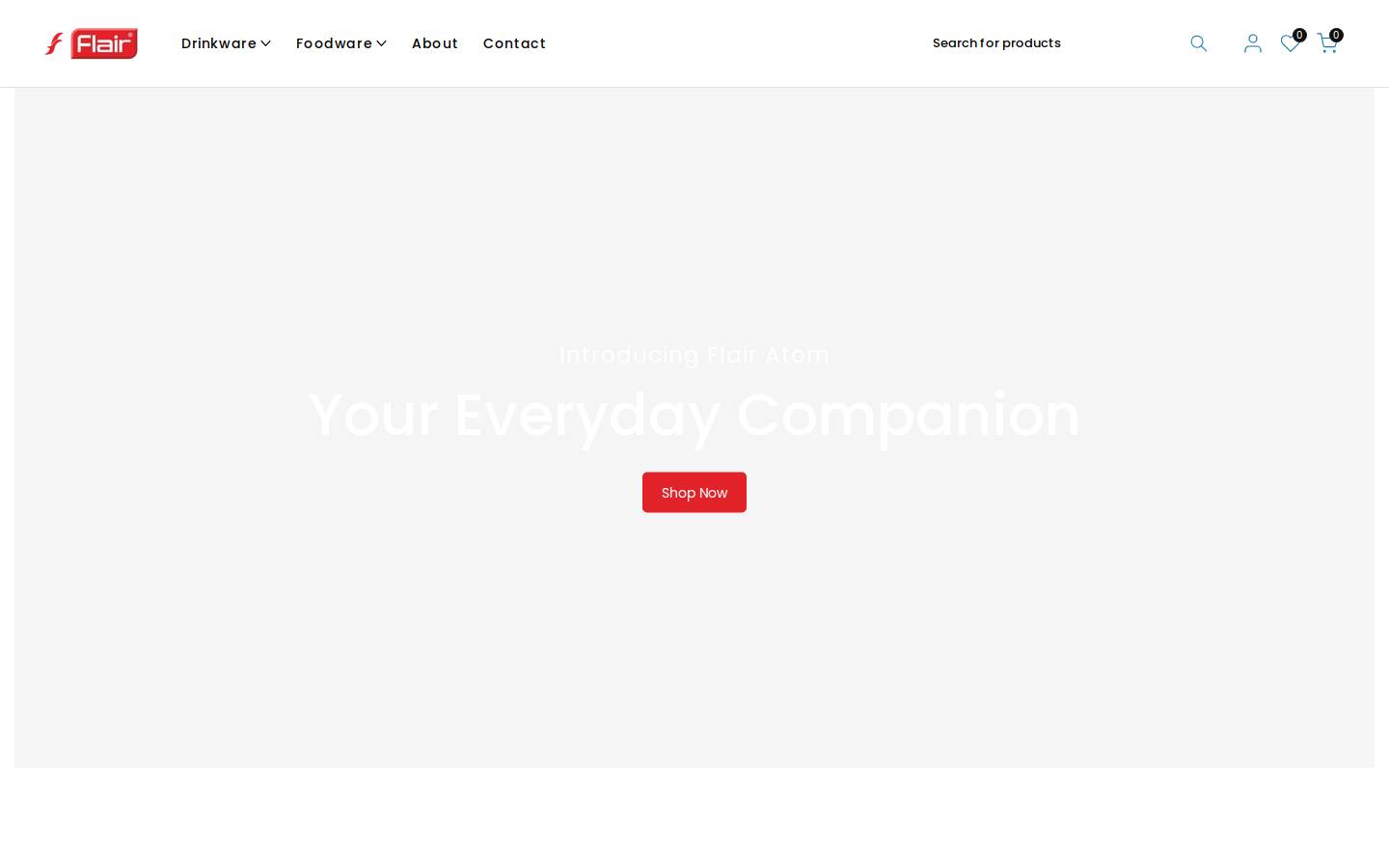 flairhouseware.com homepage screenshot