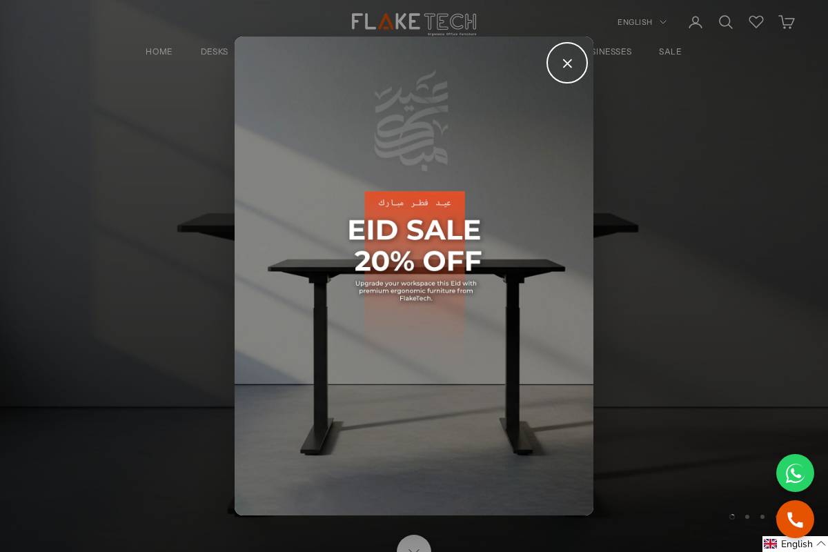 flaketech.net homepage screenshot
