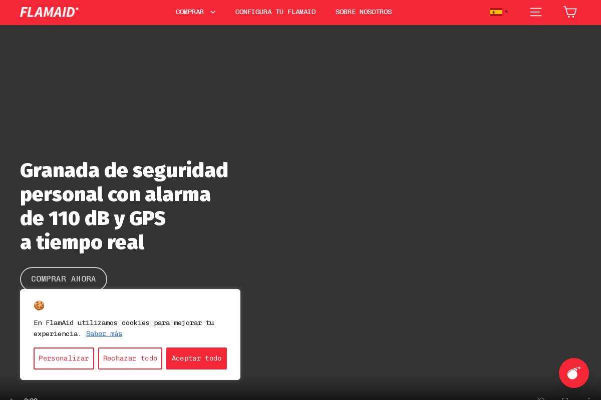 flamaid.com homepage screenshot