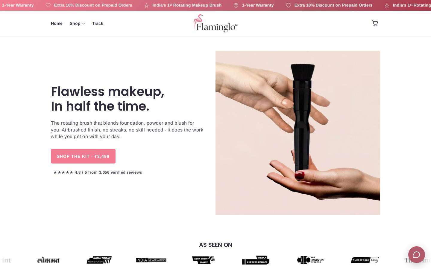 flaminglo.com homepage screenshot