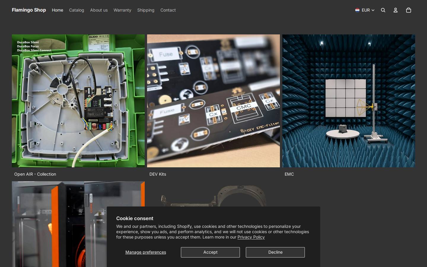 flamingo-shop.nl homepage screenshot