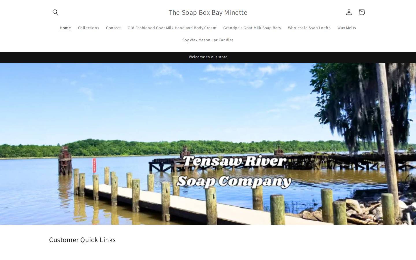 flamingohousesoap.com homepage screenshot