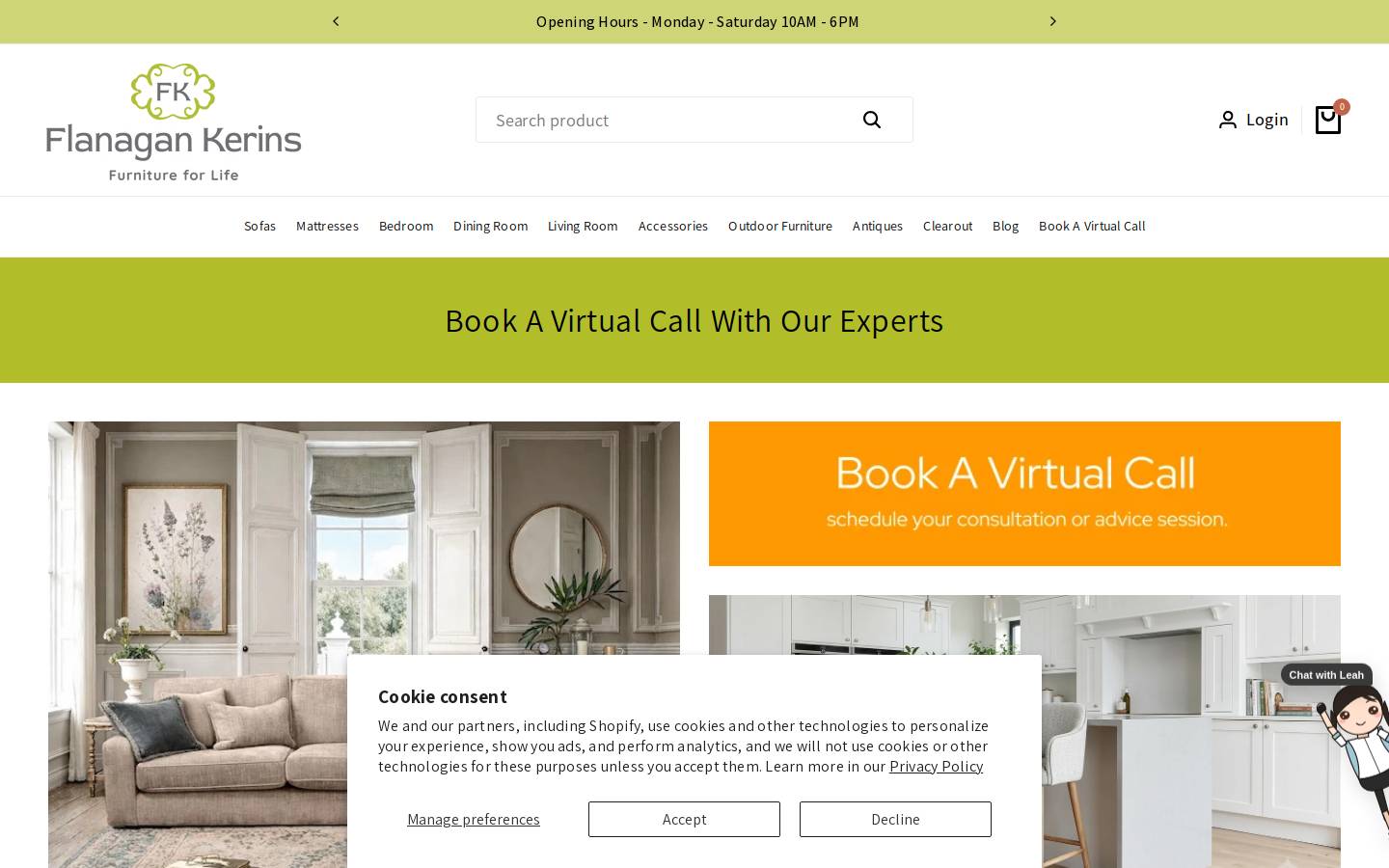 Flanagankerins homepage screenshot
