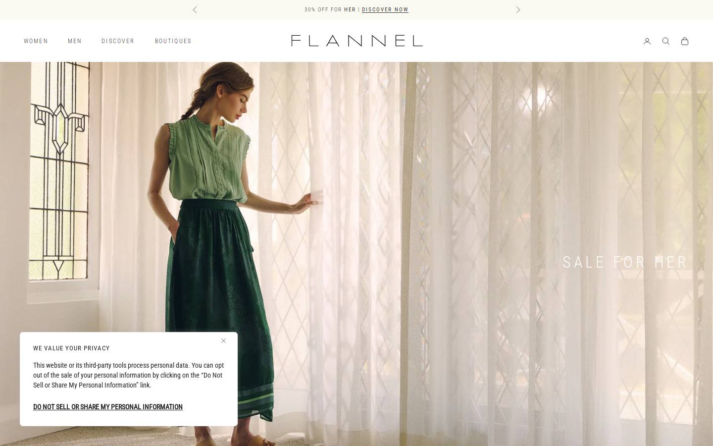 flannelamerica.com homepage screenshot