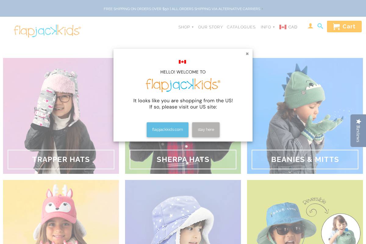 flapjackkids.com homepage screenshot
