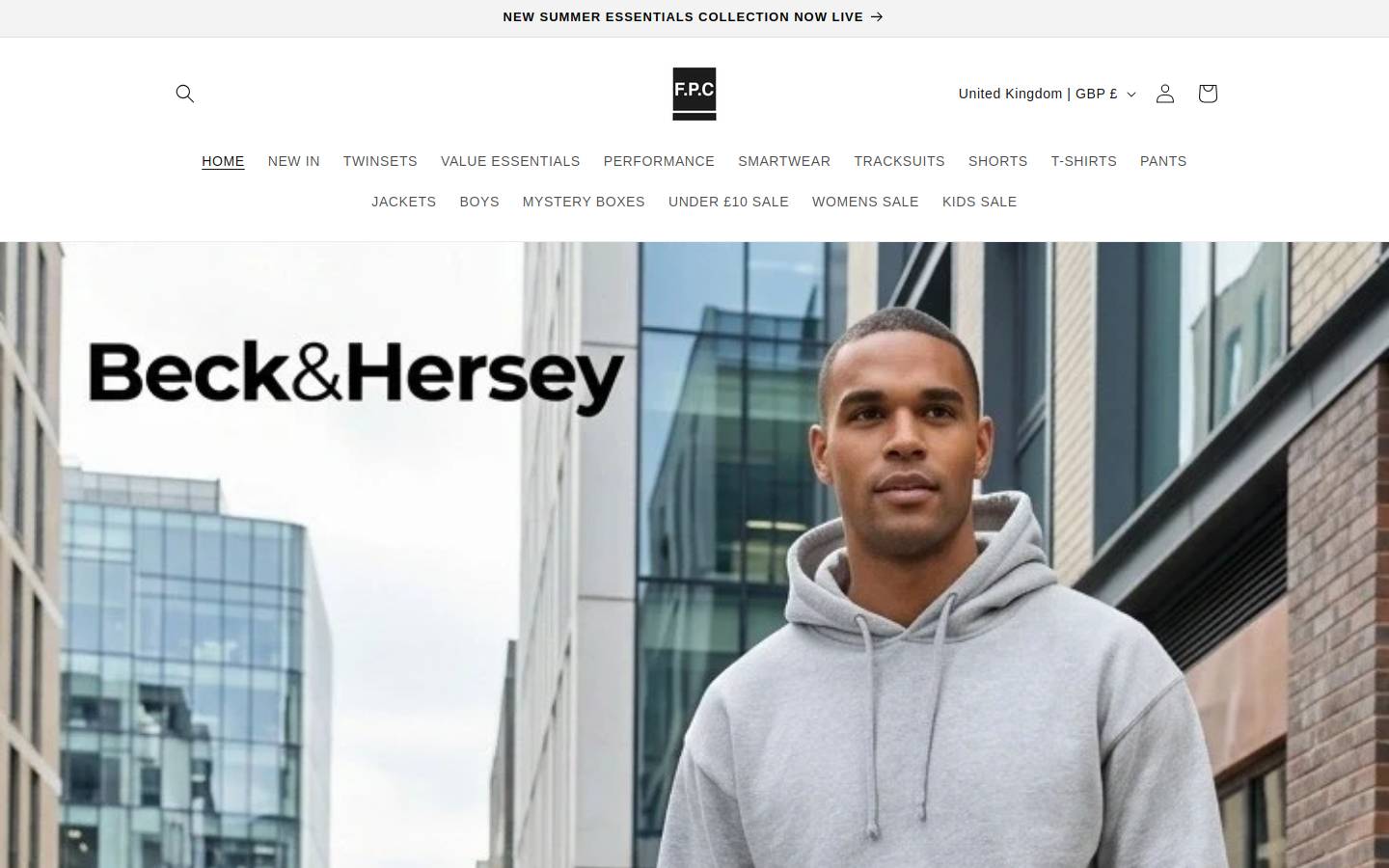 Flashprice homepage screenshot