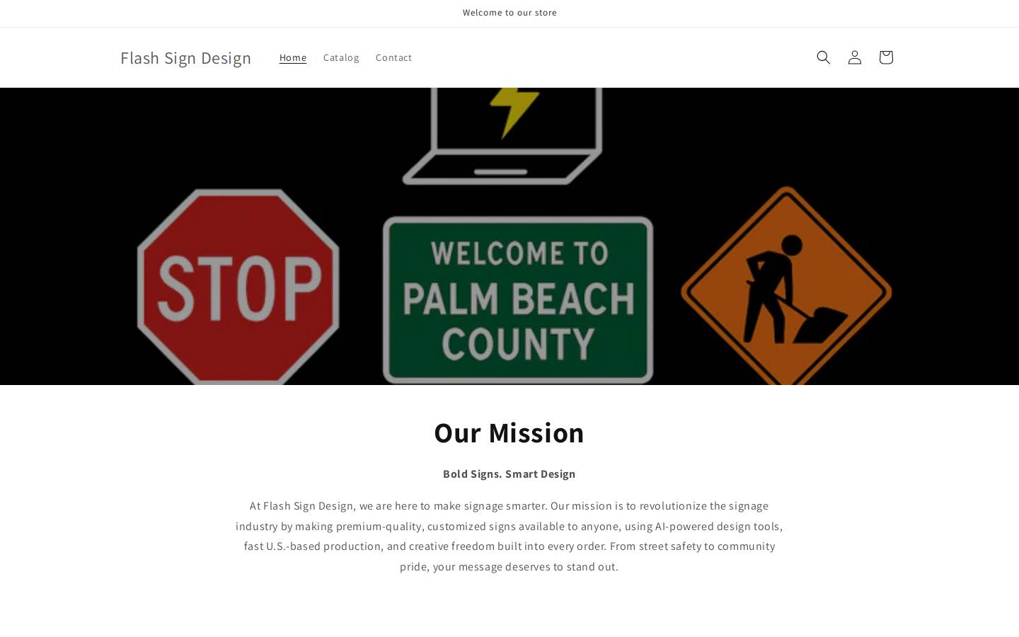 flashsigndesign.com homepage screenshot