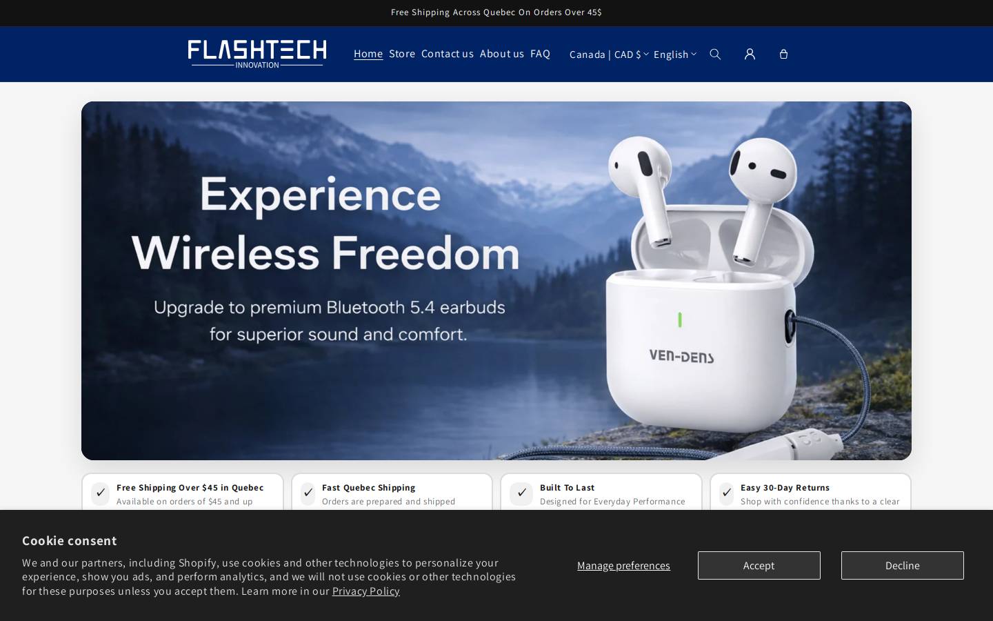 flashtechinnovation.com homepage screenshot