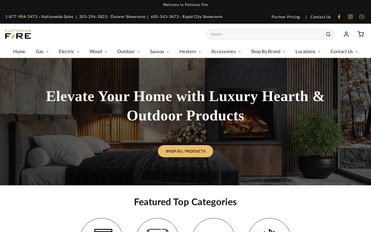 flatironsfire.com homepage screenshot