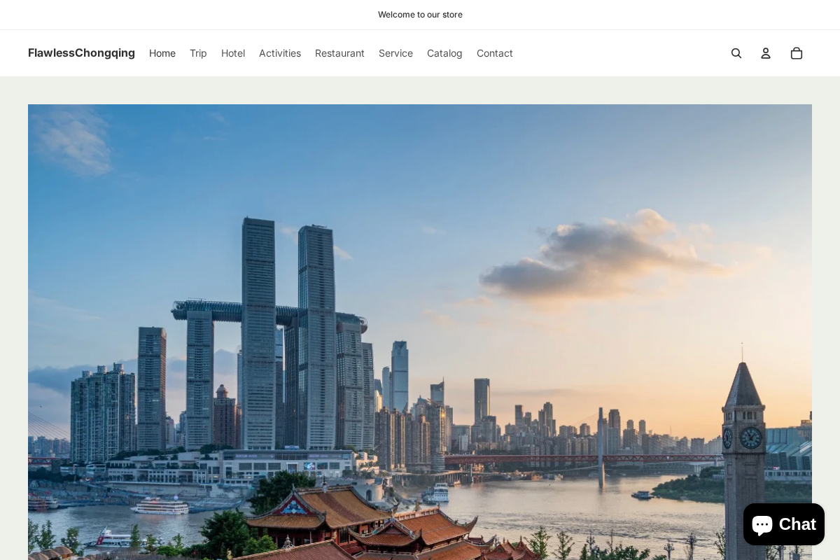 FlawlessChongqing homepage screenshot