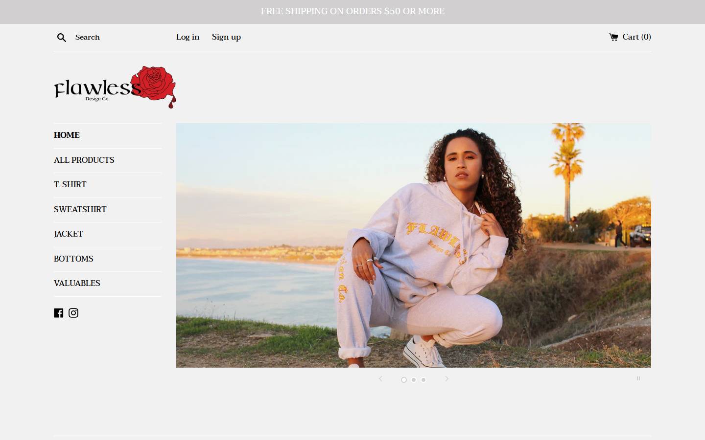 flawlessdesignco.com homepage screenshot